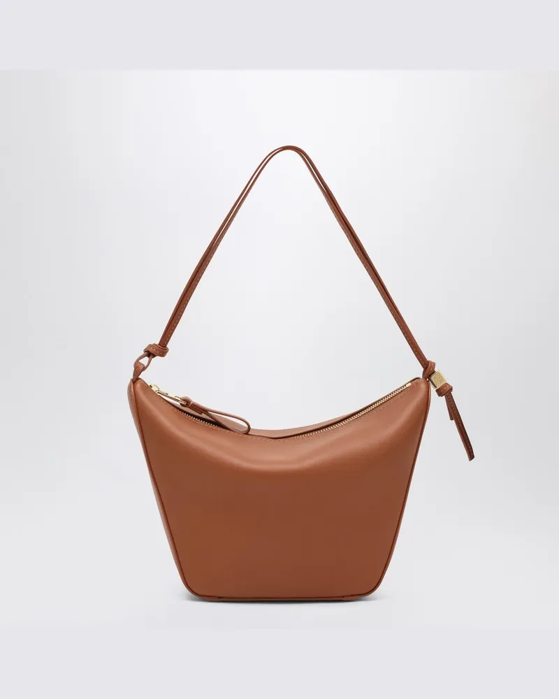 Loewe Hängematten-Hobo-Tasche mini braun Braun