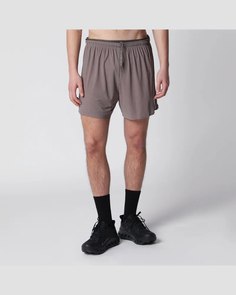 Satisfy Taupefarbene Space-O Shorts Brown