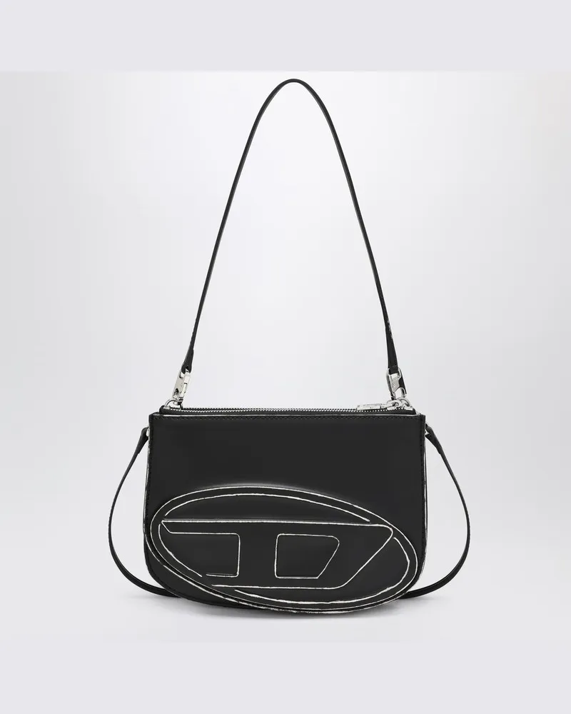 Diesel Umhängetasche 1DR Twin schwarz/silber Schwarz