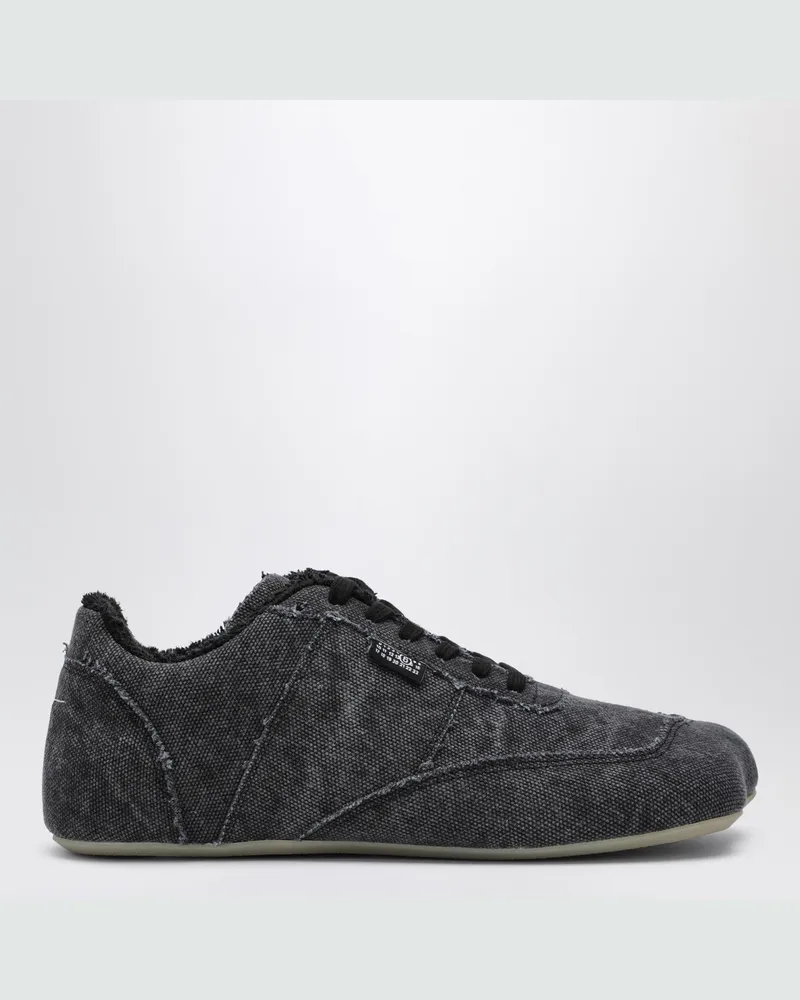 Maison Margiela Anatomic Sneakers aus schwarzem Canvas Black
