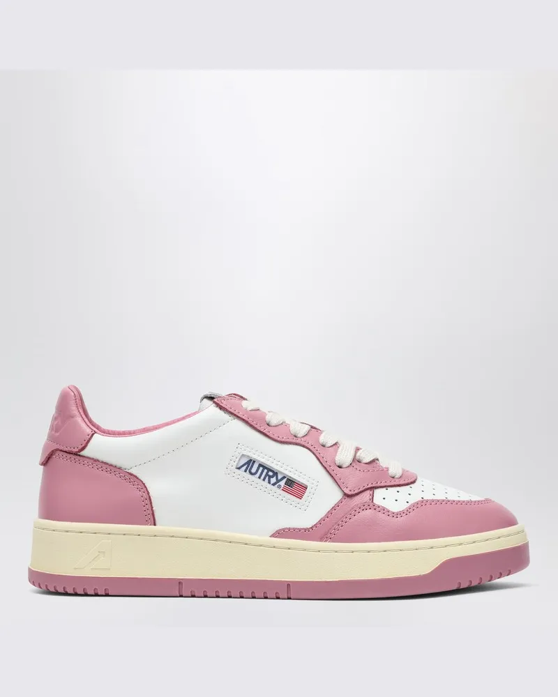 AUTRY Medalist-Sneaker in Weiß/Rosa Weiß