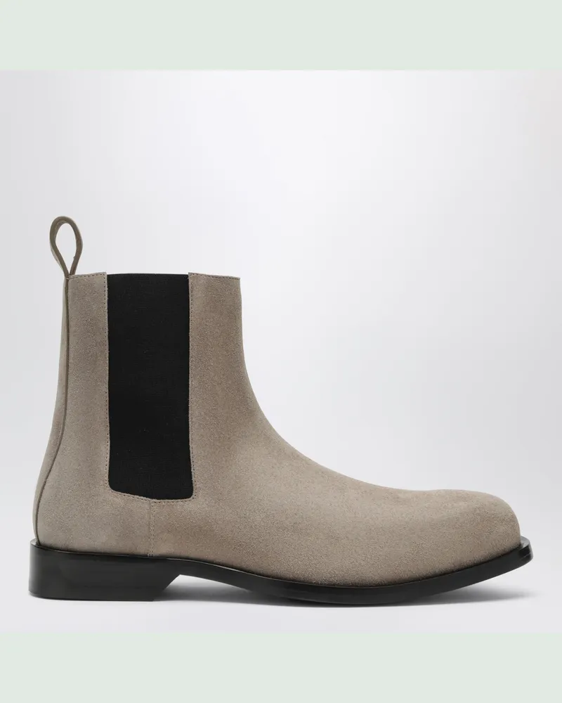 Loewe Bobine Chelsea boots in light hazelnut-coloured suede Beige