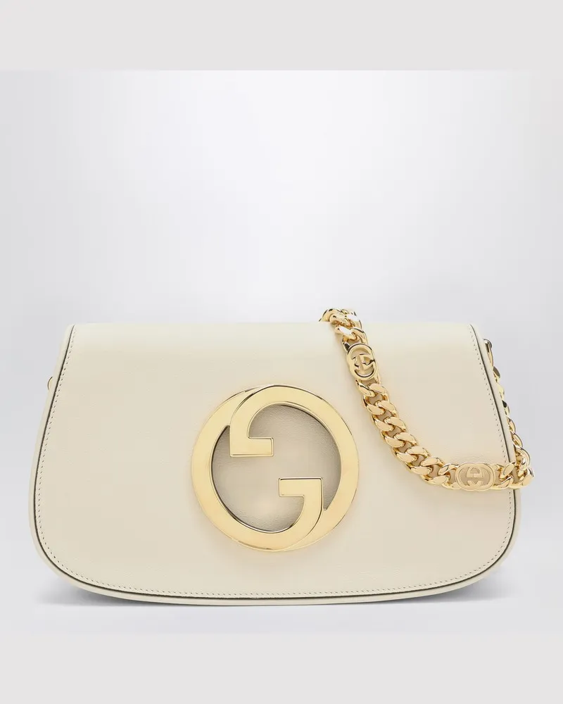 Gucci Weiße Tasche Blondie aus Leder Weiß
