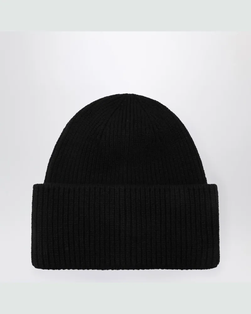 Destin Schwarze Mütze aus Wolle und Kaschmir Black