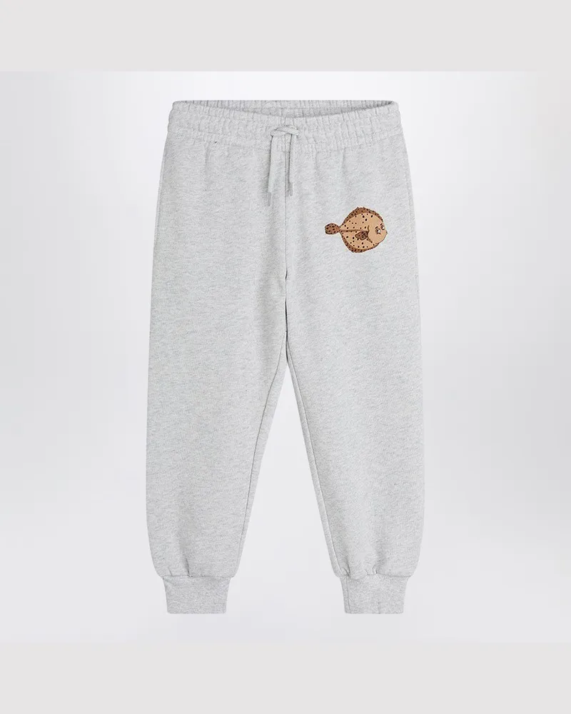 Mini Rodini Grau Jogginghose mit Flundra-Druck Grau