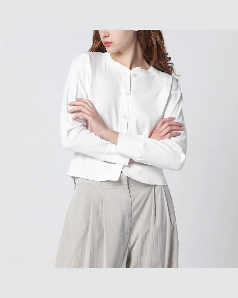 The Row Gano Hemd in weißer Baumwolle 