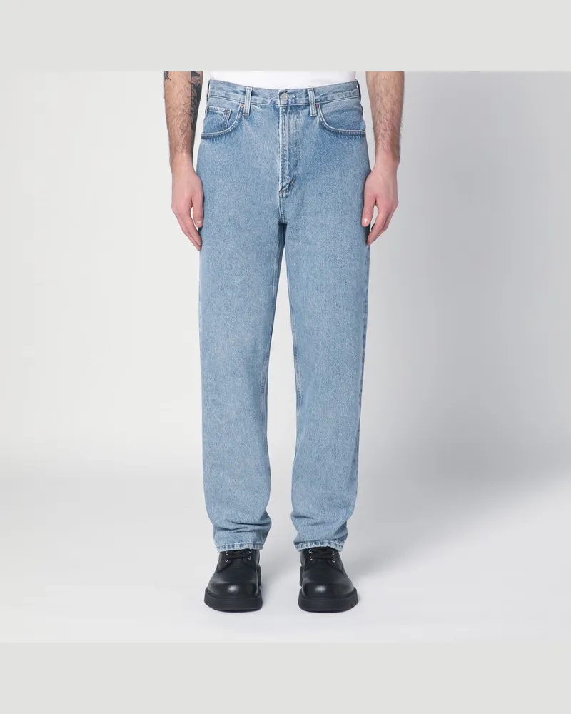 AGOLDE Hellblaue Jeans aus regeneriertem Denim Hellblau