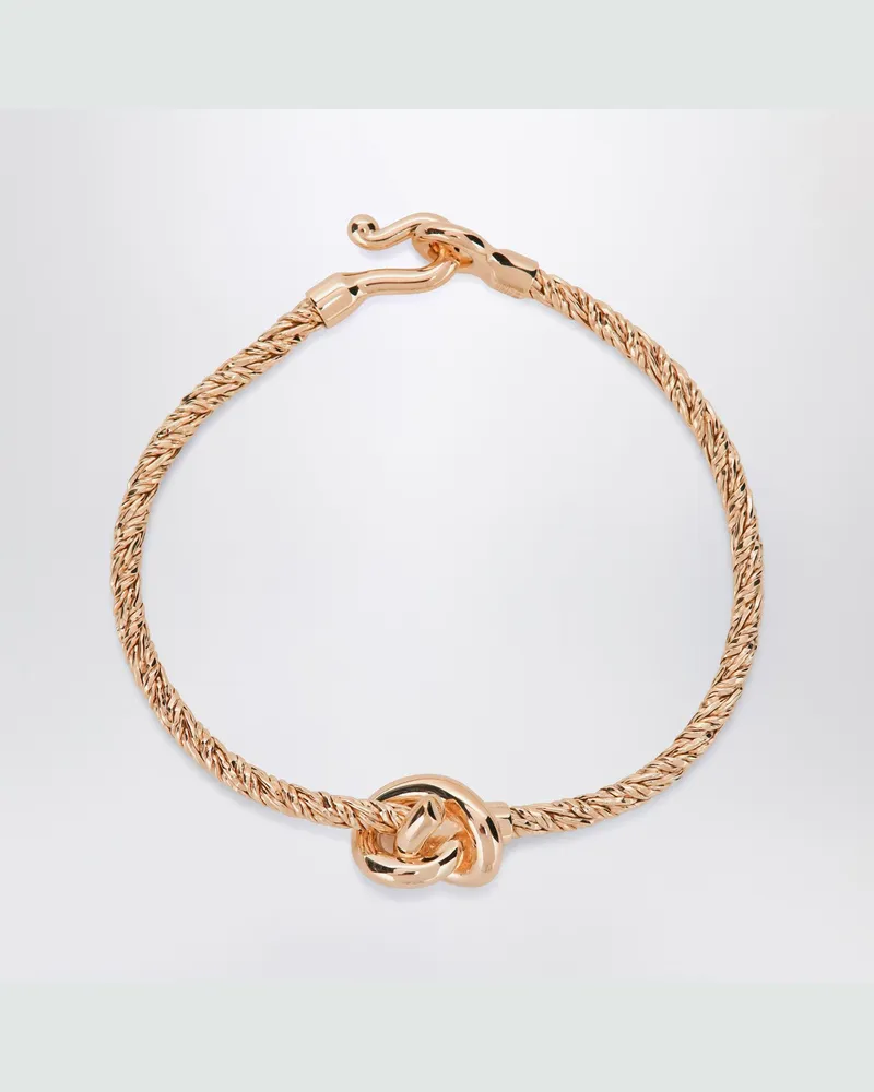 Bottega Veneta Goldenes Knot Armband 