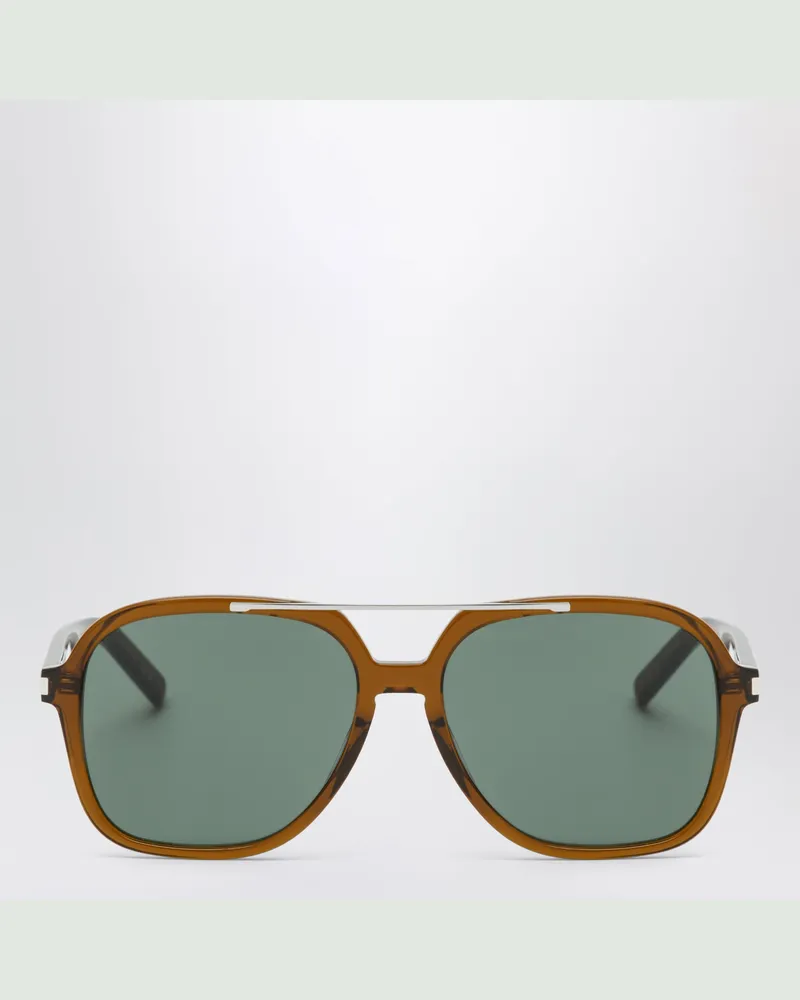 Saint Laurent SL 545 Aviator-Sonnenbrille in Braun Brown
