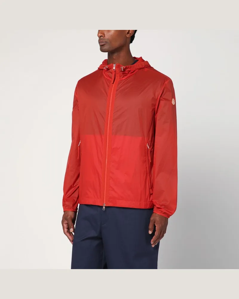 Moncler Hamlin-Windjacke in leuchtendem Orange Rot