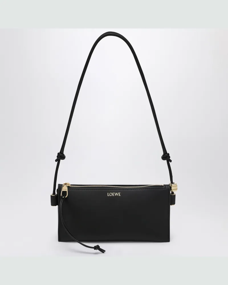 Loewe Joya Pochette aus schwarzem Kalbsnappa Black
