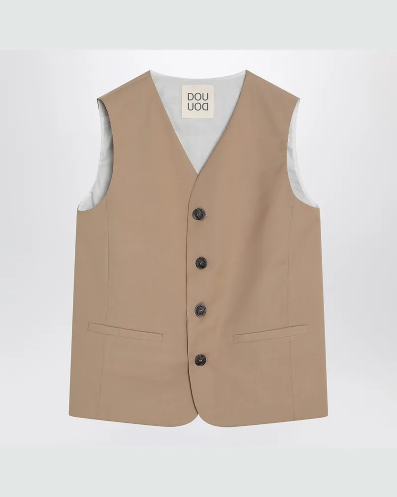 DOUUOD Weste Cubo braun 