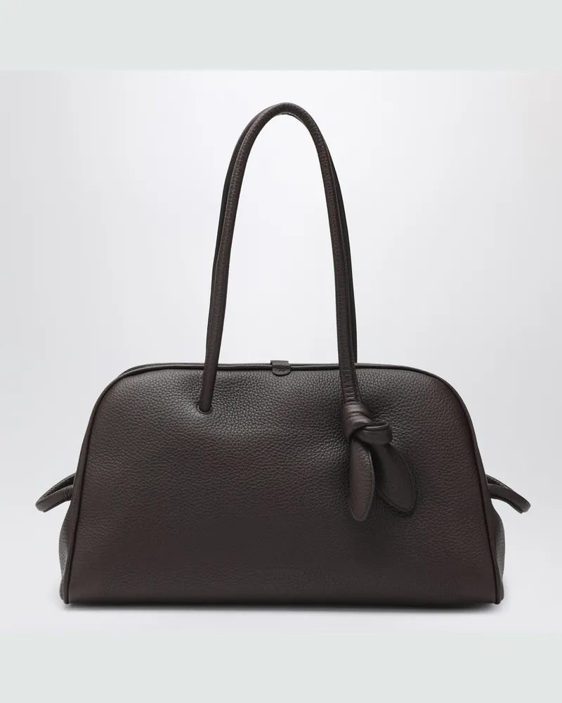 Jacquemus Turismo Tasche aus braunem Leder Brown
