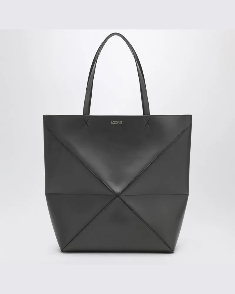 Loewe Tasche Puzzle Fold Tote XL dunkelgrau Grau