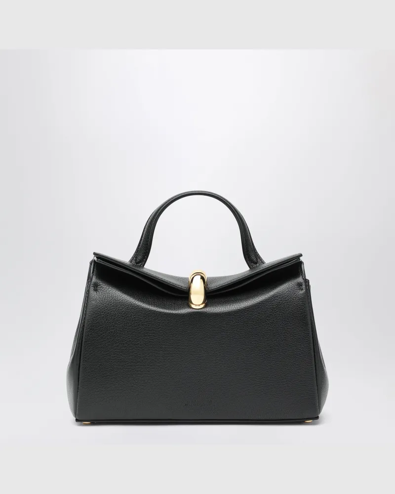 Jacquemus Handtasche Le Petit Valérie aus schwarzem Ziegenleder Black