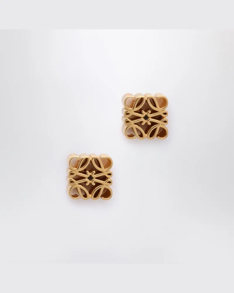 Loewe Anagramm-Ohrringe aus Gold Metallisch