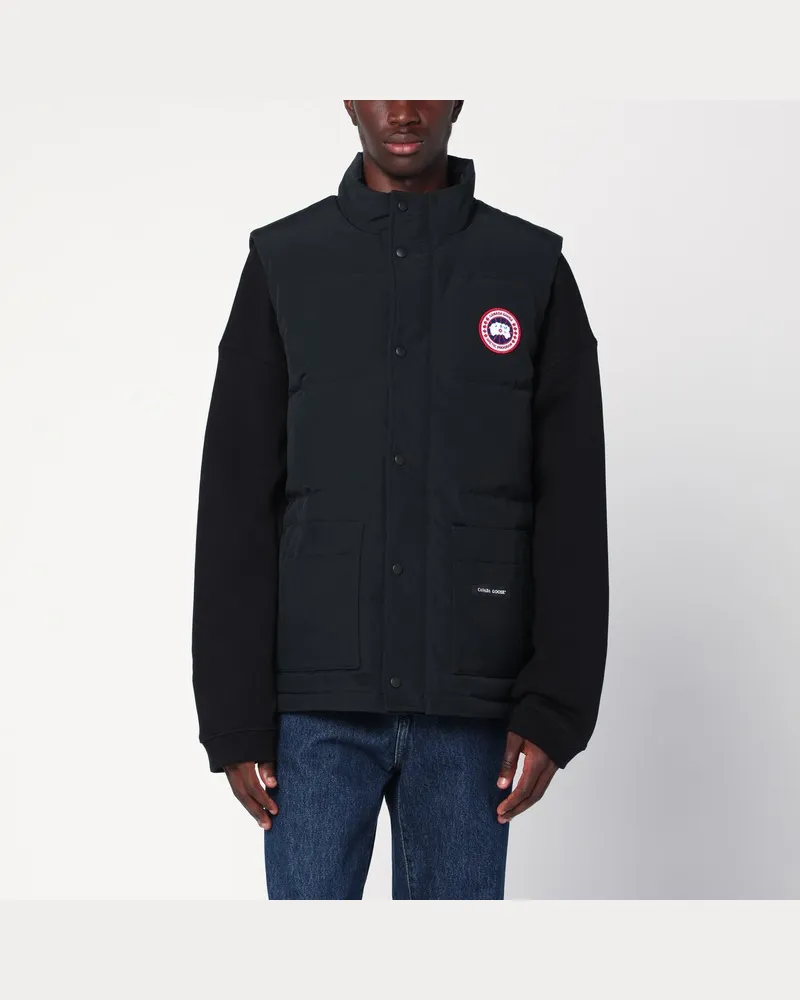 Canada Goose Schwarze ärmellose Weste Schwarz