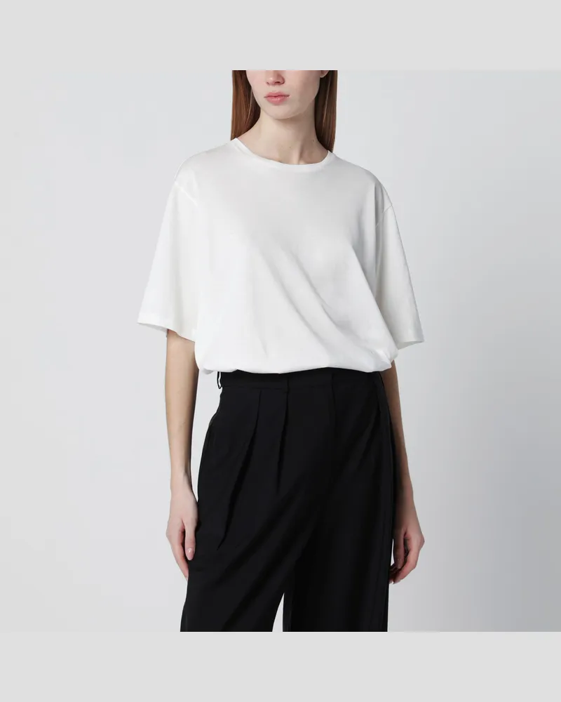 FRANKIE Shop Weißes boxy Harper-T-Shirt 