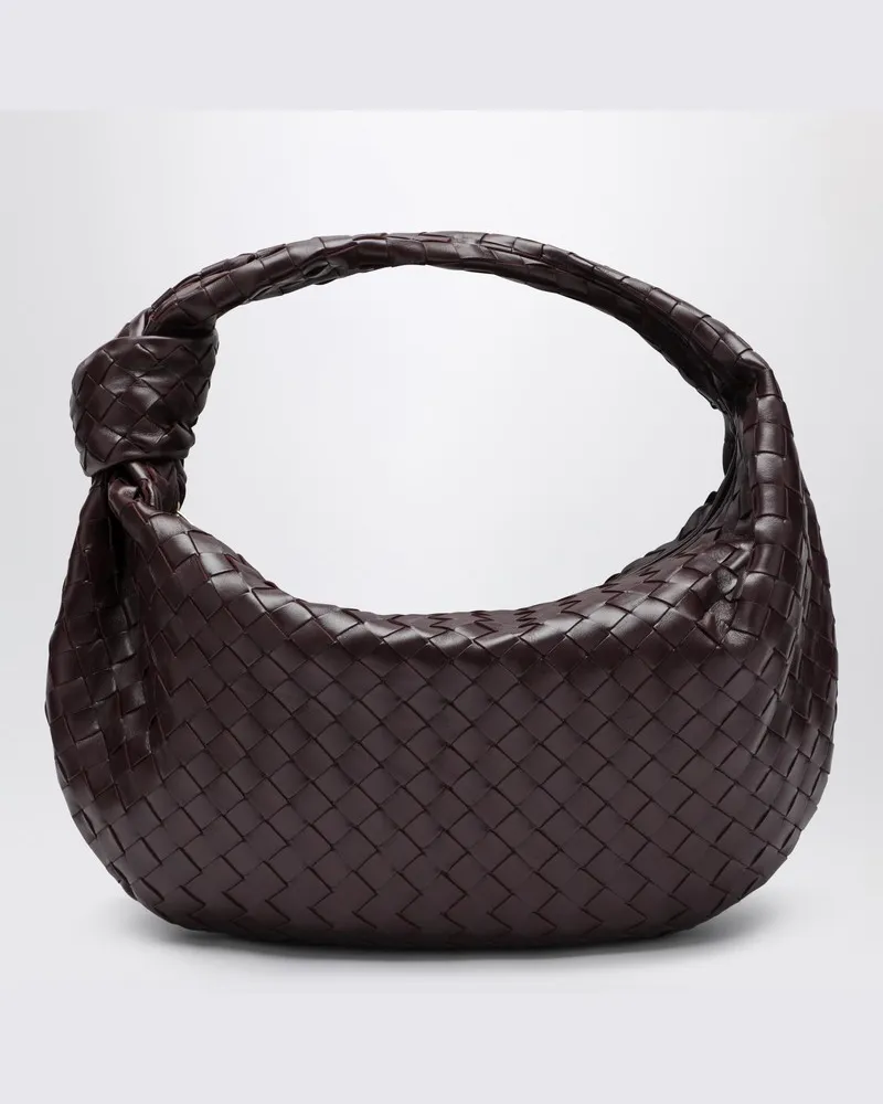 Bottega Veneta Jodie-Classic-Tasche in Dark Barolo Burgunderrot