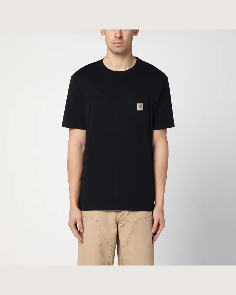 Carhartt WIP Schwarzes S/S Pocket T-Shirt Black