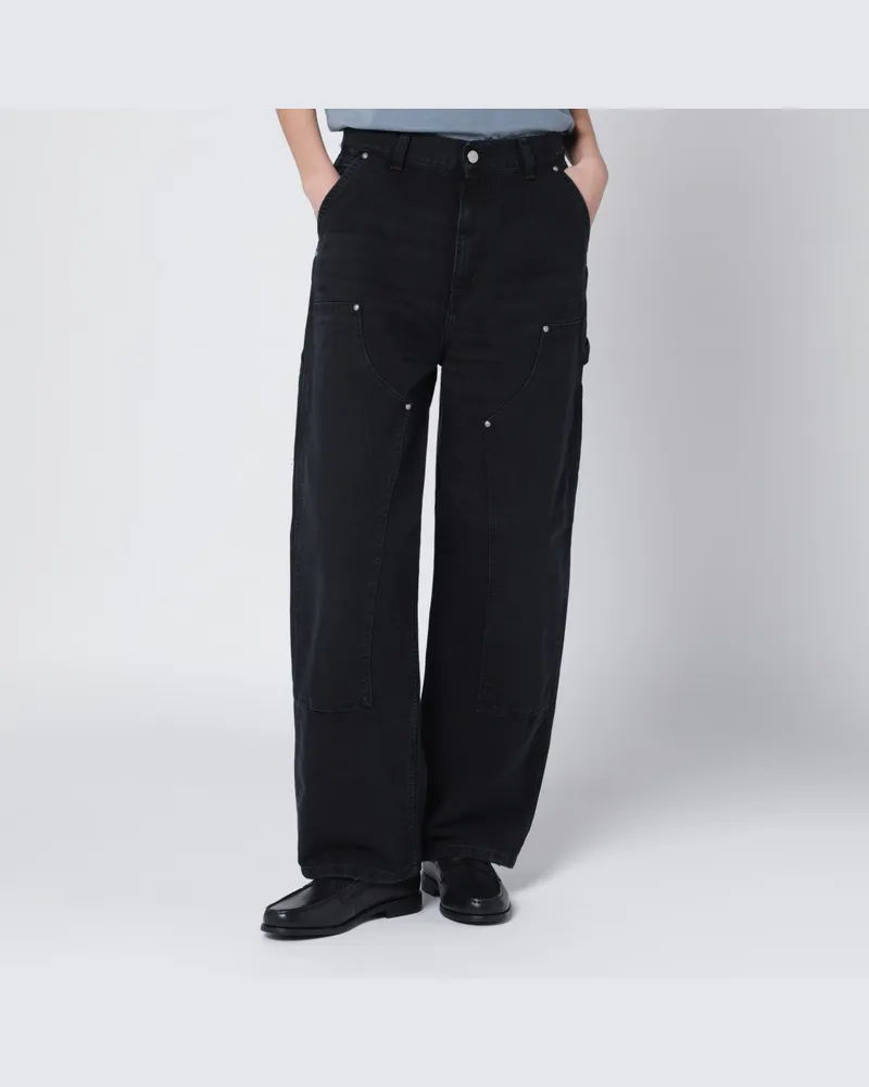 Carhartt WIP Schwarze Brandon Double Knee Hose Black