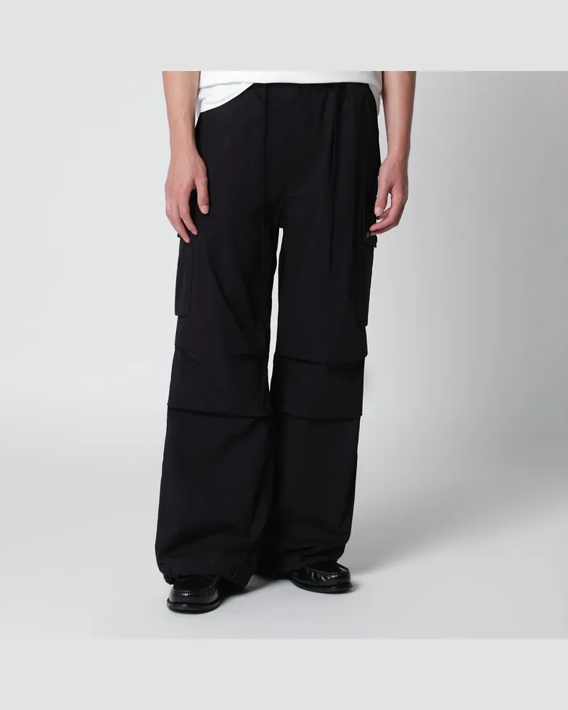 NEEDLES Cargo-Hose Field aus Baumwoll-Nylon in Schwarz Black