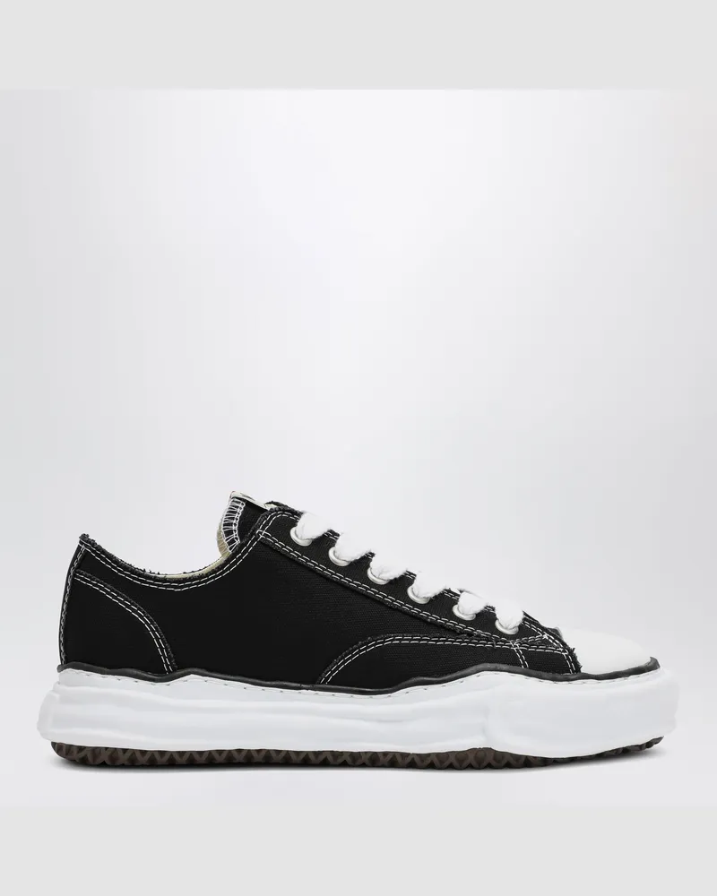MIHARAYASUHIRO Peterson Low Schwarzer Canvas-Sneakers Black