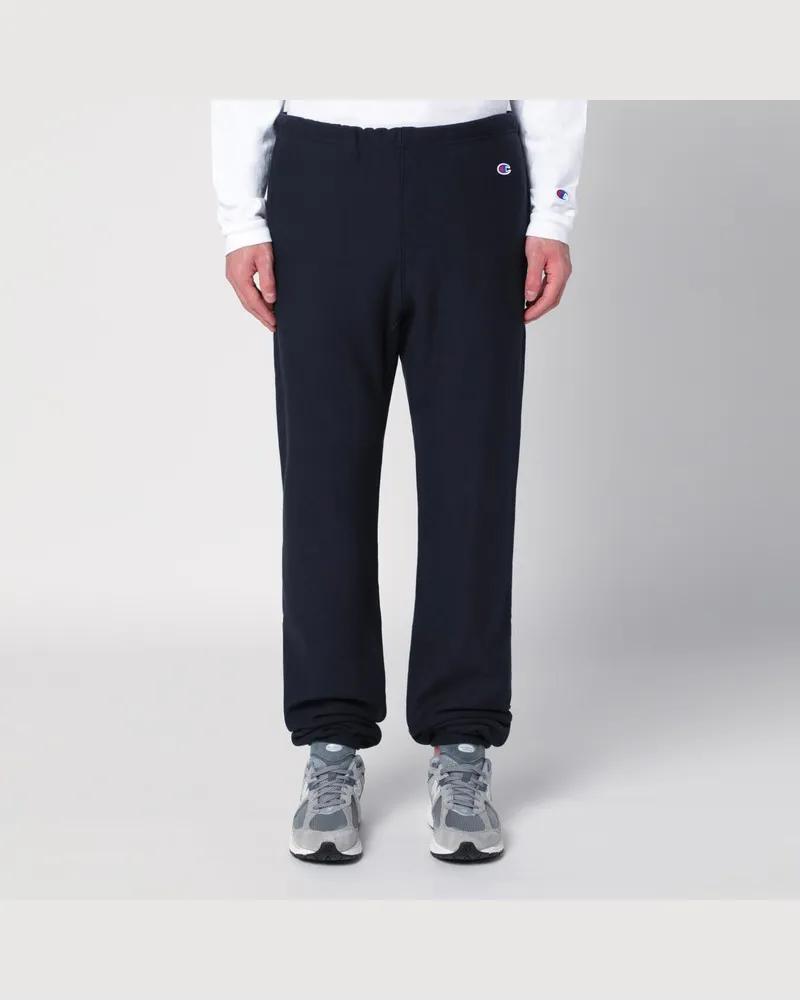 Champion Marineblaue Jogginghose aus Baumwolle Blau