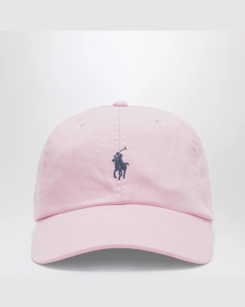Ralph Lauren Rosa Baseballkappe mit Logo 