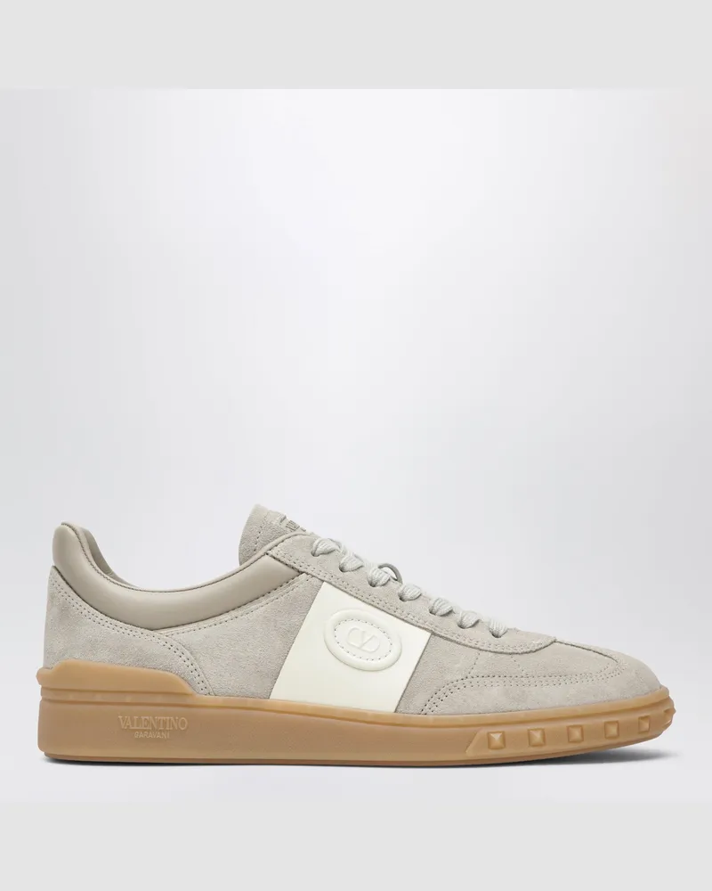 Valentino Garavani Kombinierte Upvillage-Sneaker aus Leder in Beige Beige