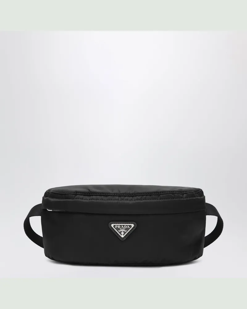 Prada Schwarze Gürteltasche aus Re-Nylon Black