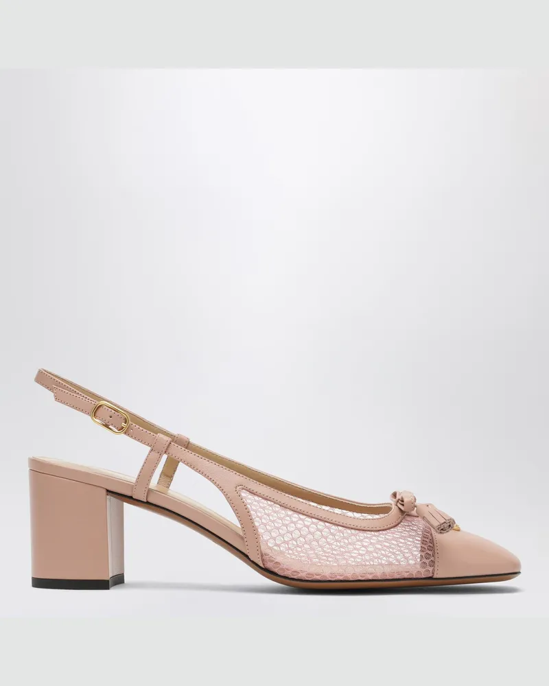 Valentino Garavani Valet Du Roi Slingback-Pumps in Rosa Pink