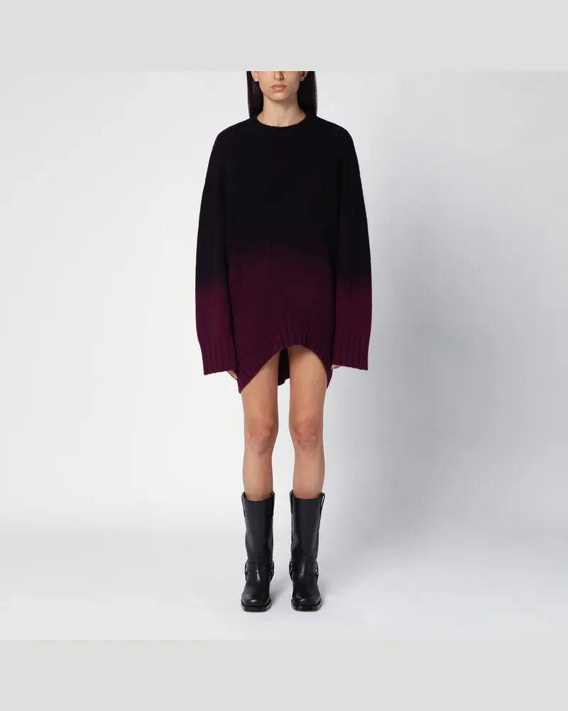 ATTICO Oversize-Pullover rosa degradé 