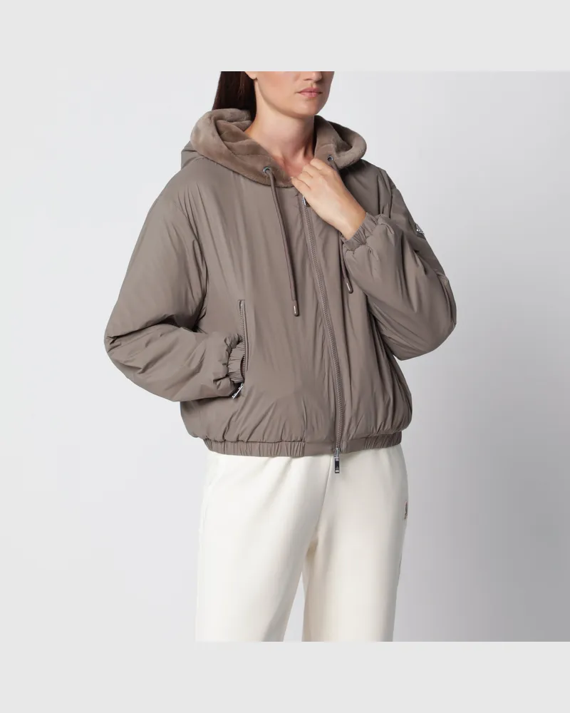 Moose Knuckles Graue Eaton Bunny Wendejacke Grey