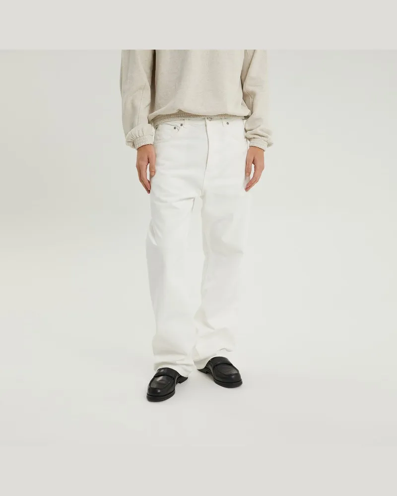 1989 STUDIO Osaka Denim-Hosen Weiß