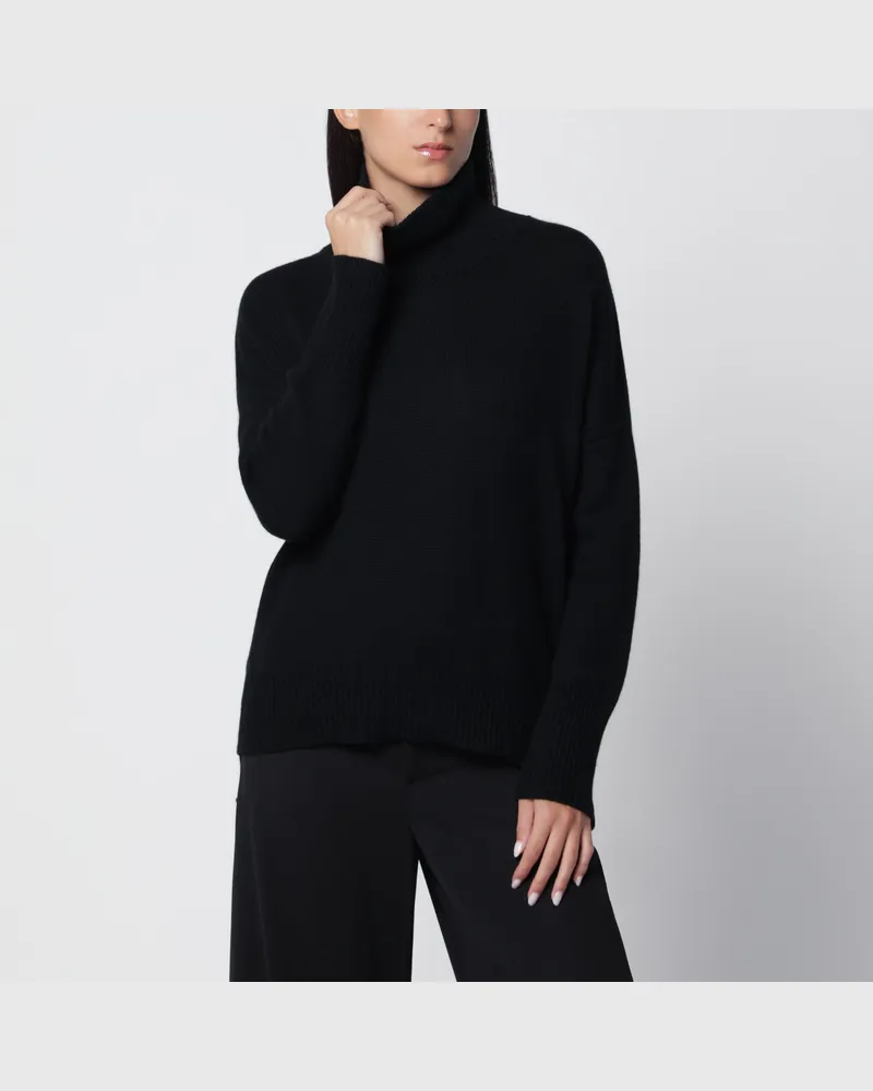 Lisa Yang Rollkragenpullover Heidi aus Cashmere in Schwarz Black
