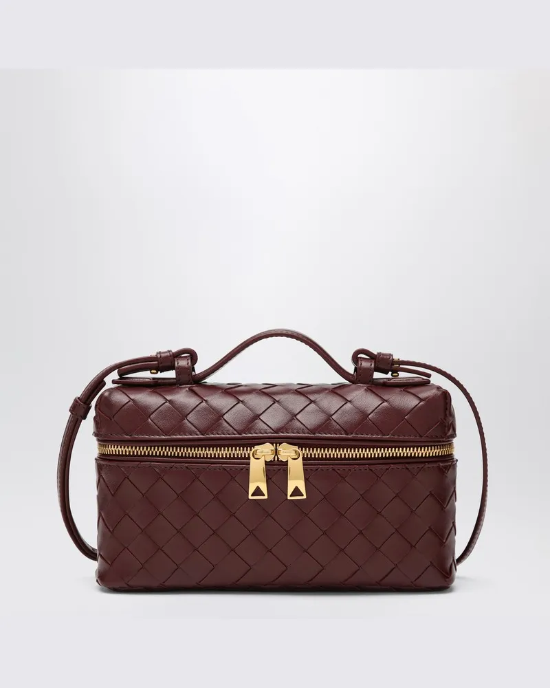 Bottega Veneta Bang Bang Vanity Case Tasche in Barolo Burgunderrot