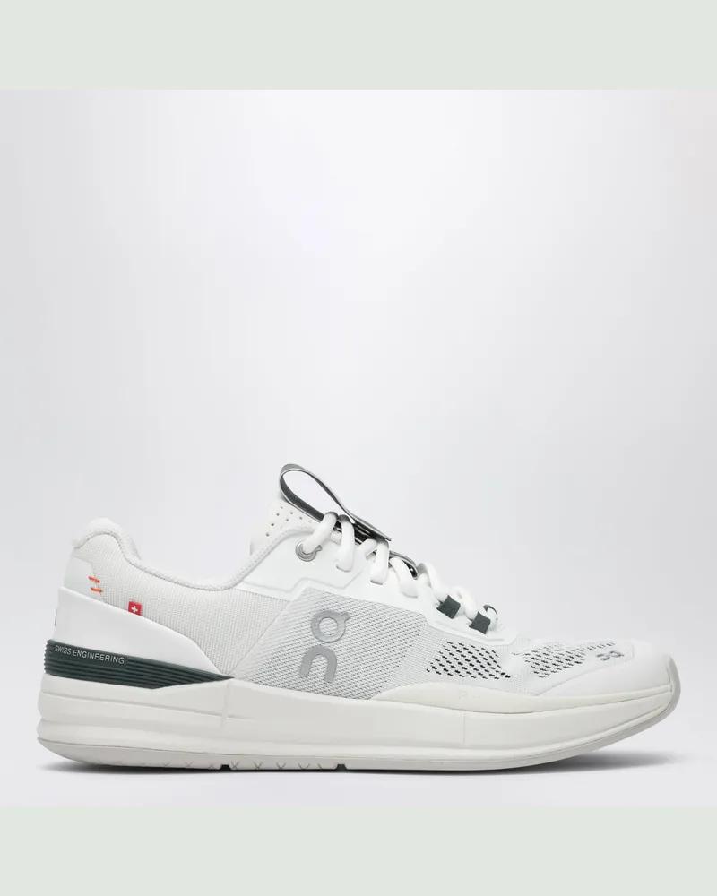 ON Tennisschuhe THE ROGER Pro aus Mesh weiß/grün White