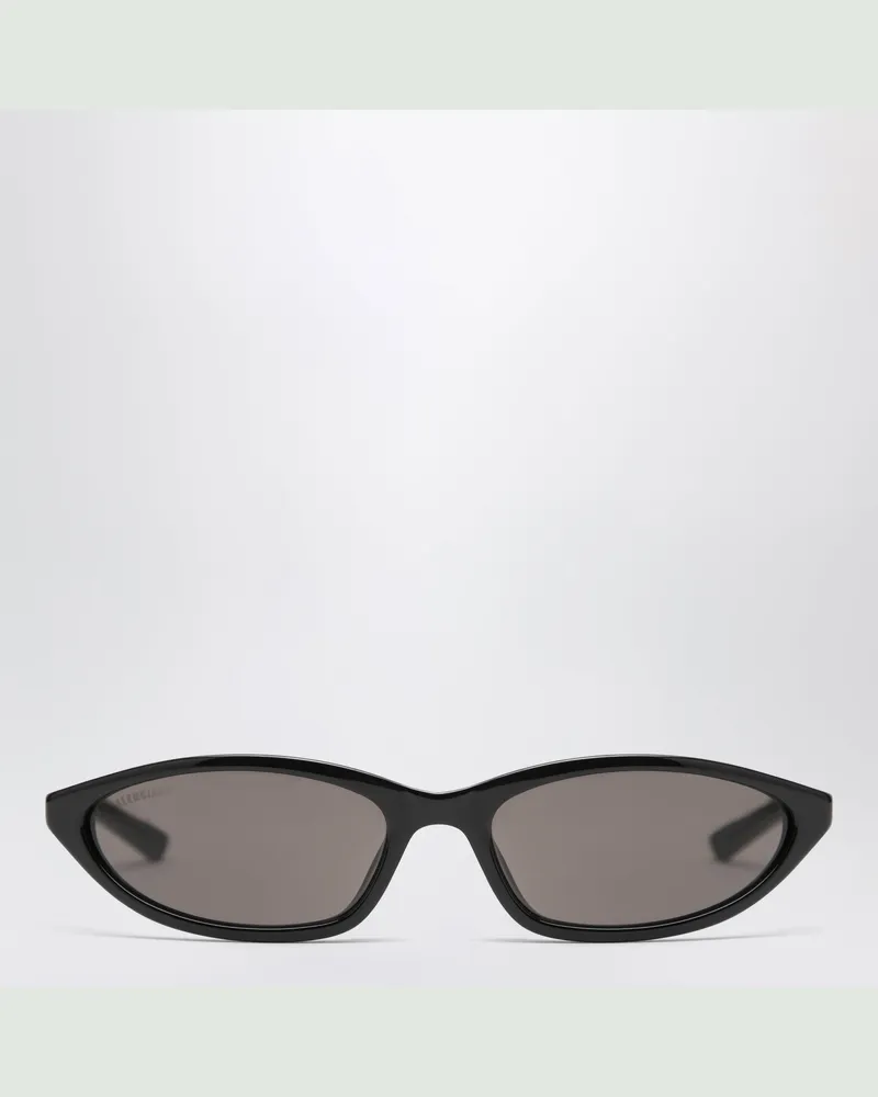 Balenciaga Neo Oval 2.0 black acetate sunglasses Black