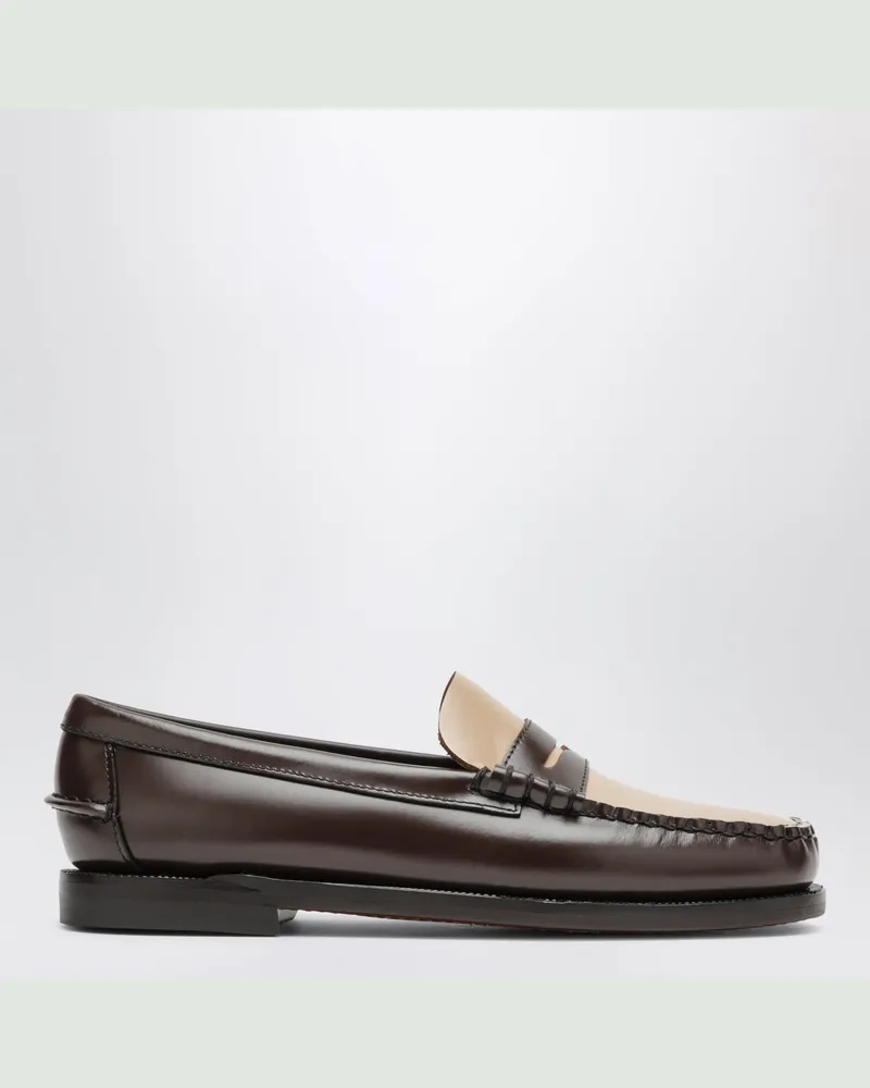 Sebago Braun/beige klassische Dan Loafer Multicolor
