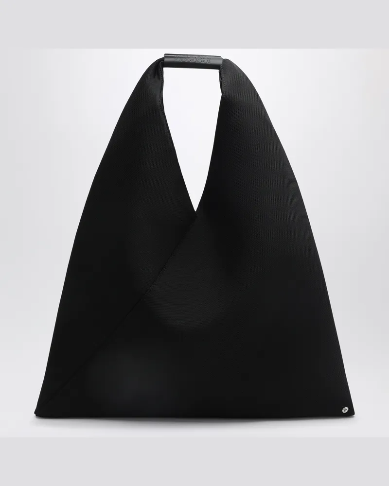 Maison Margiela Schwarze Japanese Bag aus Mesh Black