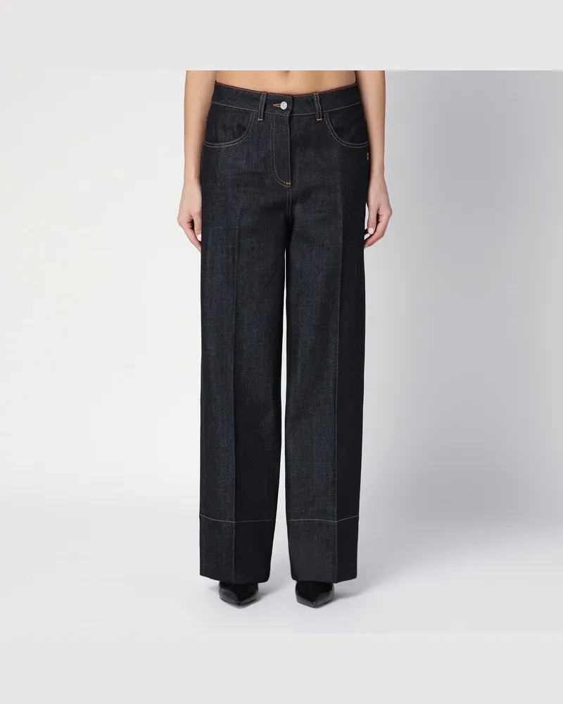 Givenchy Dunkelblaue Jeans aus Denim Blau