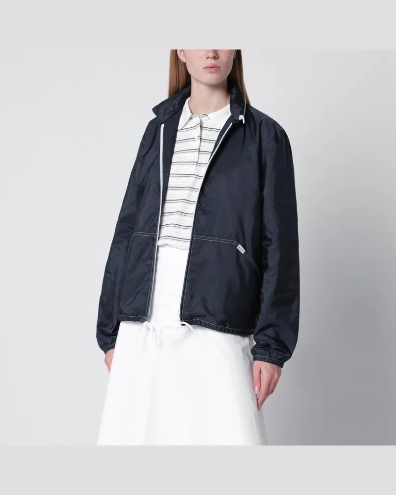 Prada Leichte Jacke aus blauem Re-Nylon Blue