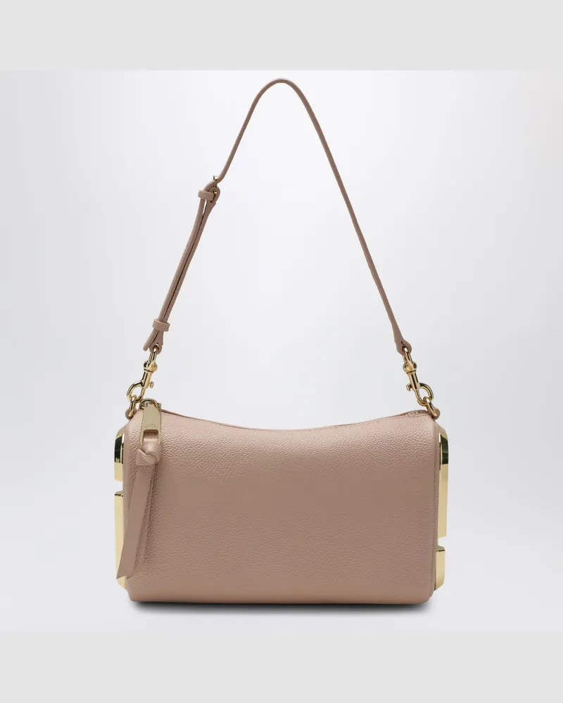 Marc Jacobs Snapshot Schultertasche aus genarbtem Leder in Pink Pink