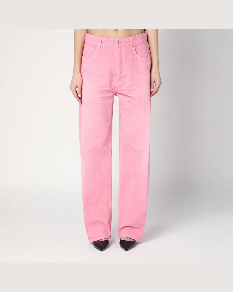 Balenciaga Weite Jeans Baby Pink Rosa