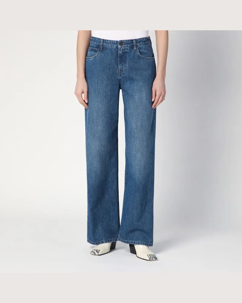 The Row Jeans Eglitta weit ausgebleichtes Blau Blau