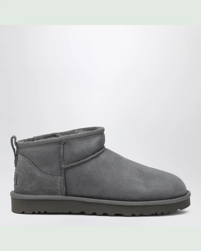 UGG Classic Micro hellbronzefarbene Stiefel aus Veloursleder Brown