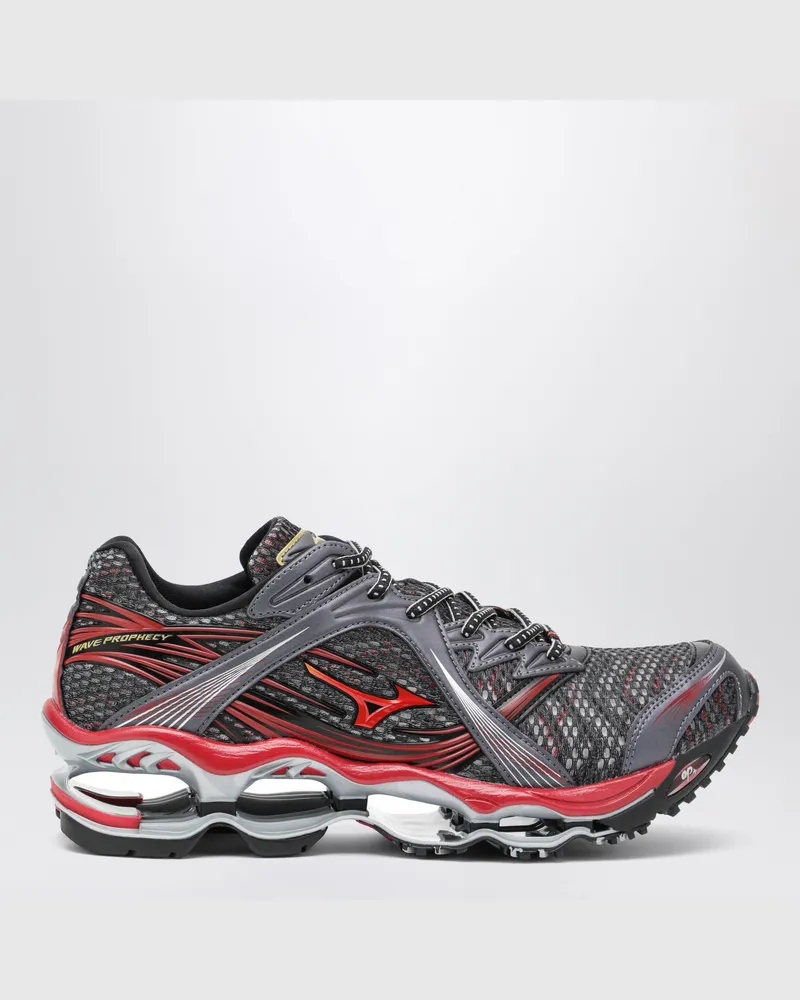 Mizuno Sneakers Wave Prophecy 1 Harbor Mist/ Chinese Red/ Black Multicolor