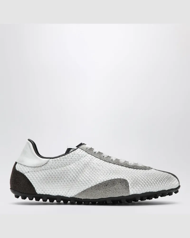Maison Margiela Sprinters Sneakers in Weiß/Grau mit Vintage-Effekt White