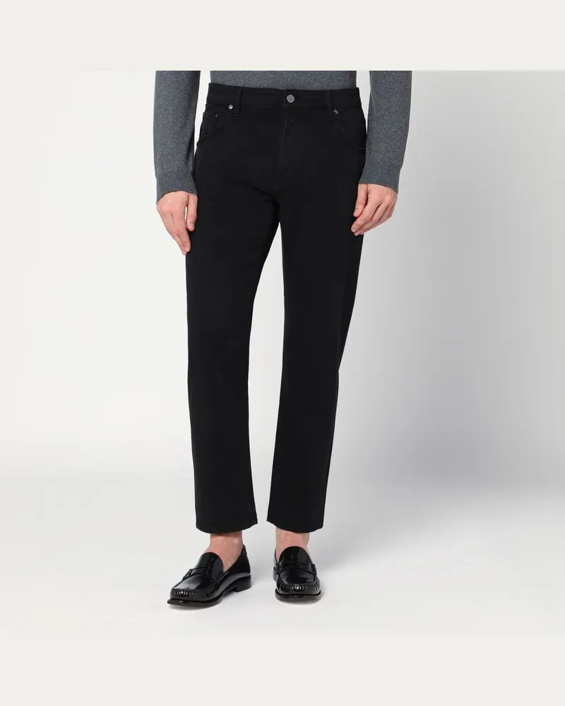 PT TORINO Schwarze Hose aus Baumwolle Schwarz